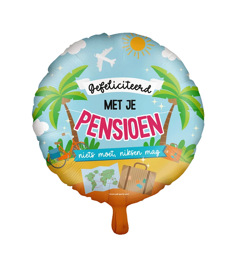 Folieballon - Pensioen 46cm