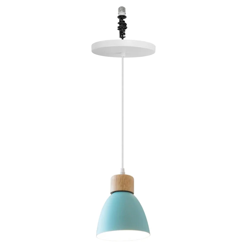 Instant Recessed Can To Pendant Conversion Kit With E26 Socket No Sweat Install Metal Farmhouse Ceiling Light Adapter For Kitchen Islands And Bathrooms Quick Glow Up