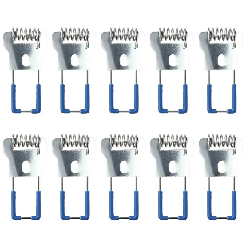 Heavy Duty 40 Piece Recessed Lighting Spring Clips For Led Downlights And Ceiling Panels Slick Cold Rolled Steel Downlight Brackets With Tight Grip And No Sweat Install Process