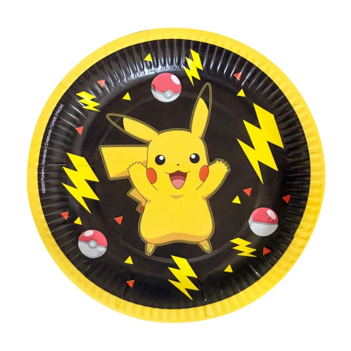 8 bordjes Pokemon 18cm new