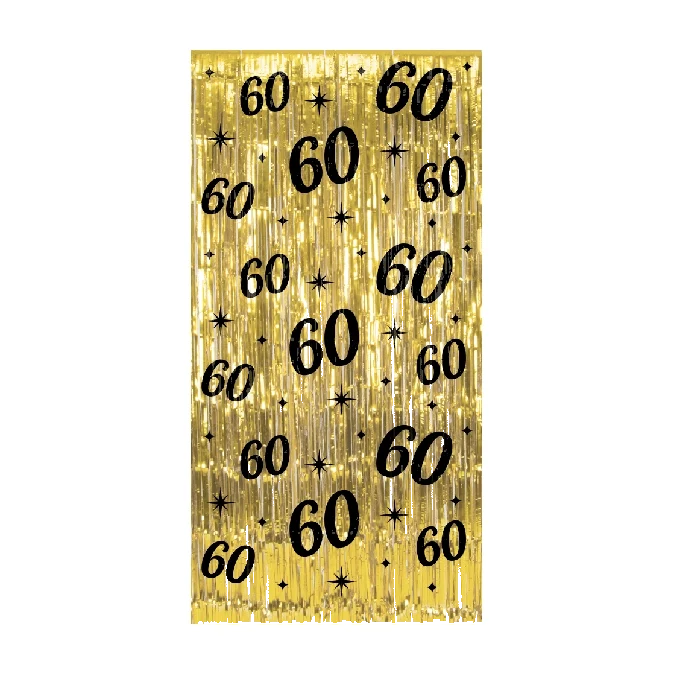 Deurgordijn 60 jaar 200 x 100 cm