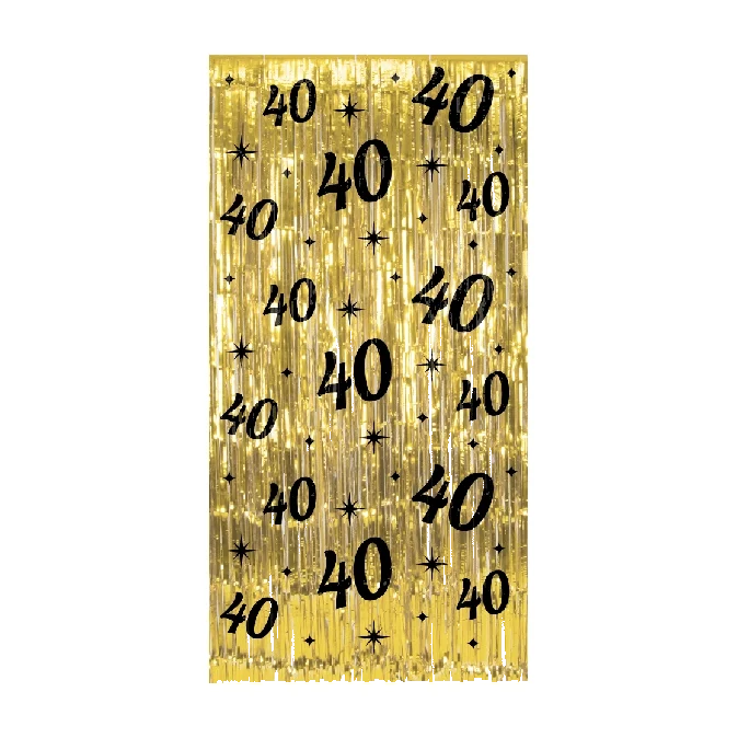 Deurgordijn 40 jaar 200 x 100 cm