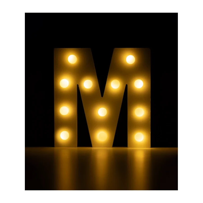 Light Letter -M