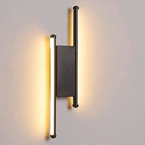 Modern Minimalist LED Wall Sconce Brings Dope Vibes With 8 Watt Output Shining Legit Warm White Light For Bedside Living Room Bedroom Or Hallway Use While Crisp Black Finish Keeps Decor Looking Totally Fresh And Tight