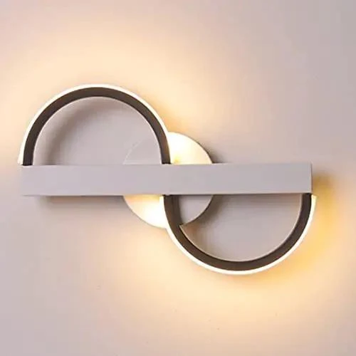 Top Shelf Modern Minimalist LED Wall Sconces With A Sleek Black Build And Super Chill 8 Watt Warm White Glow Perfect For Relaxing Bedrooms Living Rooms And Offices