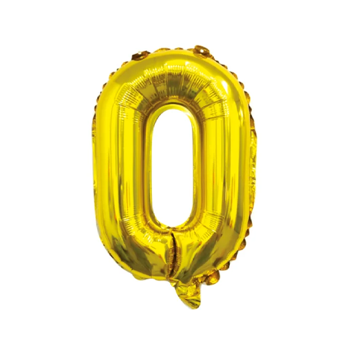 Folieballon Letter O Goud - 35 cm