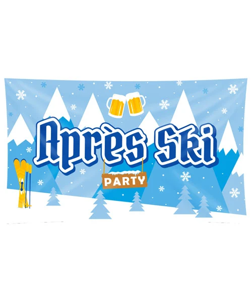 Gevelvlag XXL Apres-ski 150x90cm