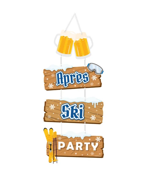 Deurdecoratie Apres-ski