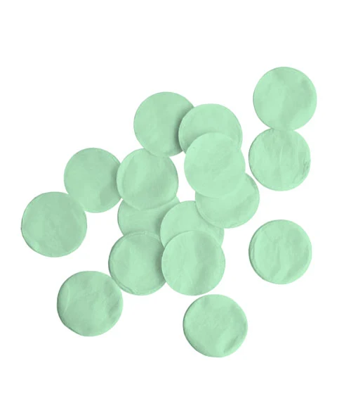 Confetti papier pastel groen 50gr