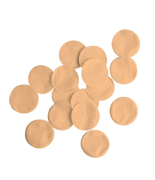 Confetti papier pastel oranje 50gr