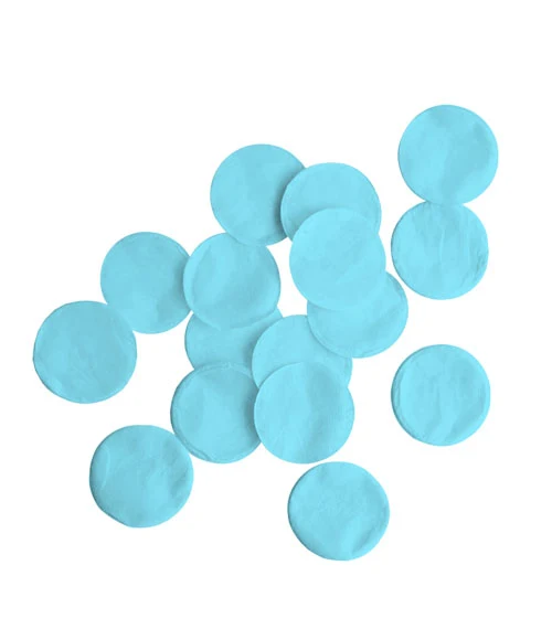 Confetti papier pastel blauw 50gr