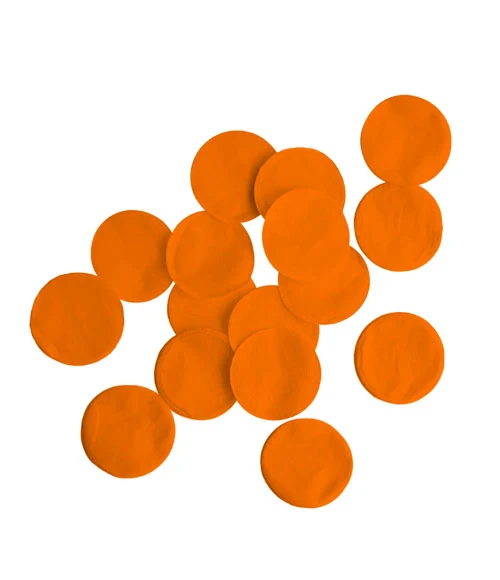 Confetti papier oranje 50gr