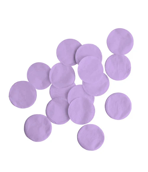 Confetti papier pastel paars 50gr