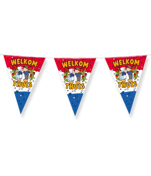 Vlaggenlijn - Welkom thuis 10m