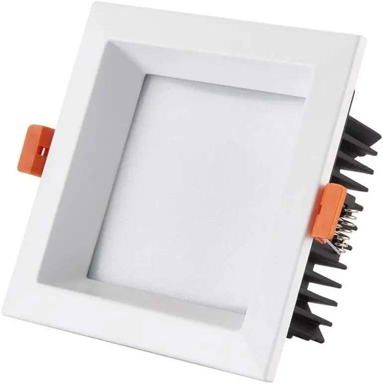 Sleek Square Recessed LED Downlight Retrofit Trim Kit Featuring No Sweat Drop In Assembly And Slick Profiles For A Total Home Vibe Shift Across Kitchens Bathrooms And Retail Spaces