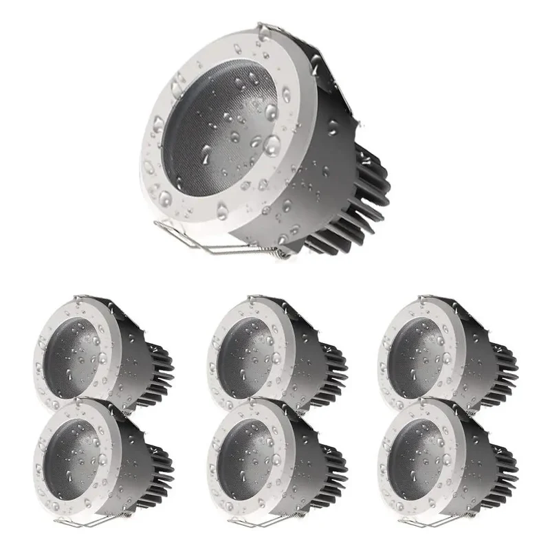 Real Deal IP65 Waterproof LED Downlights Slick Recessed Bathroom And Kitchen Fixtures Deliver Crisp 4000K Glow That Crushes Energy Bills And Offers Serious Bang For The Buck Without Sacrificing Build Quality