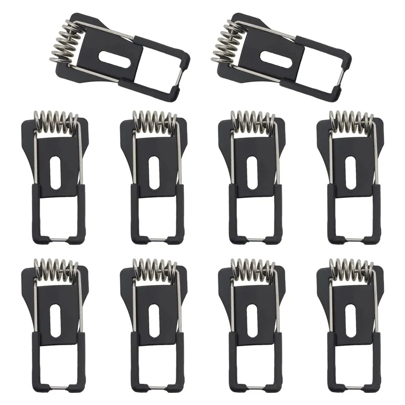 Black Cold Rolled Steel Recessed Spotlight Spring Brackets Heavy Duty Lighting Fittings Built Tough Goes In A Snap Rock Solid Spring Clips Secure Lock Design For Panel And Ceiling Mounts