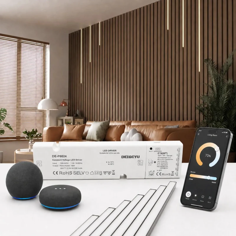 Super Smooth Smart LED Recessed Lighting Kit 6 Pack Black Self Adhesive Light Bars With App And Voice Control Dimmable Adjustable Color Temperature Hella Easy Peel And Stick Mount