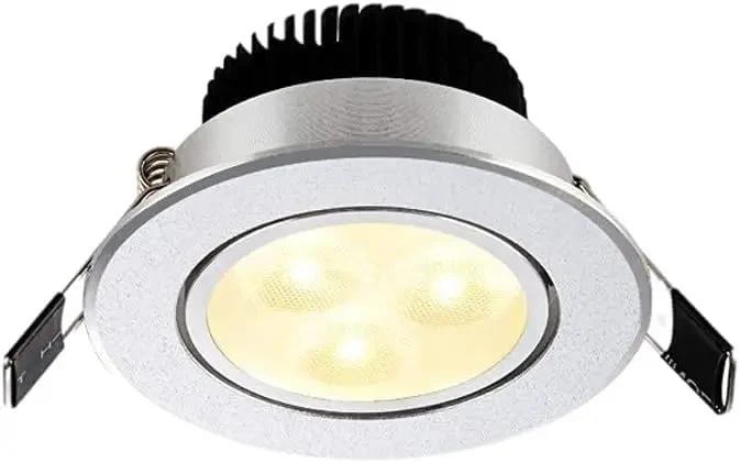Sleek Aluminum Recessed Led Downlight Retrofit Trim Kit Featuring Warm White Dimmable Ceiling Illumination Dead Simple Setup For Kitchens Bathrooms And Commercial Spaces