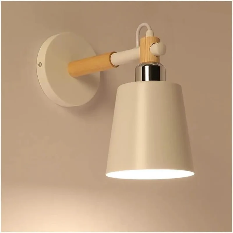 Single Head Iron Art Wall Sconce With E26 E27 Metal Socket Base Zero Frills Sleek Indoor Lighting Fixture Heavy Hitter Decor For Living Room Setup 10.6 Inches