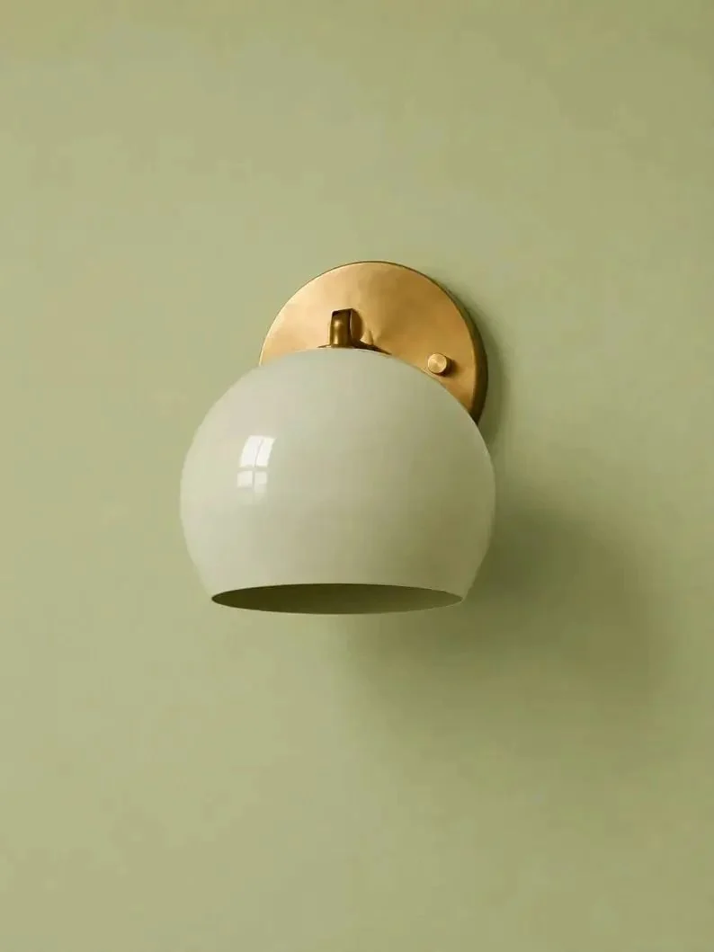 Knockout Hardwired Wall Sconce Lighting Fixture Made With Durable Brass Adds Real Swagger To Your Home Decor While Nailing That Clean Mid Century Modern Vibe For Bathrooms Bedrooms And Hallways