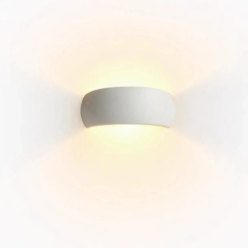 Clean Line Matte White LED Wall Sconce Featuring A Sculpted Ring Profile And Killer 3000K Warm Ambiance Bulb Included Delivers A Nifty Spark Of Style To Any Corner You Want To Level Up
