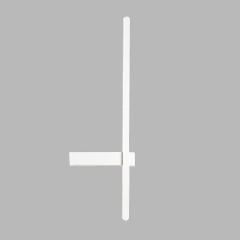 Modern Linear Led Wall Sconce Featuring Clean Geometric Lines To Smoothly Brighten Any Room Straight Up Upgrading Your Home Decor With A Sleek White Metallic Finish And Real Deal Hardwired Setup For Bedroom Or Hallway Vibes Always