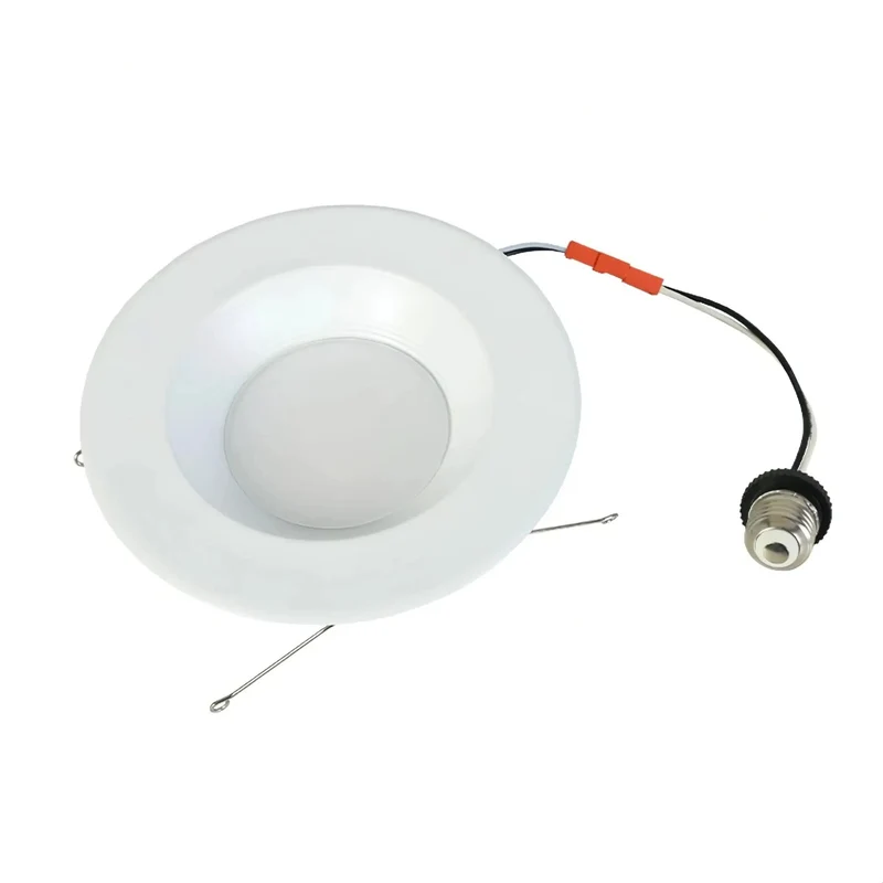 Sleek 6 Inch Recessed Led Can Lights For Ceiling Featuring 5Cct Adjustable Color Choices And Smooth As Butter Dimming While Pumping Out A Clean 1125 Lumens With A Durable Baffle Trim For Zero Hassle Retrofits Around Your Space