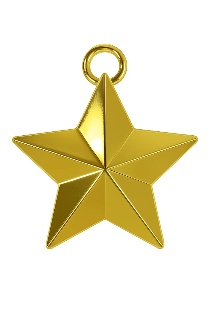 Ballongewicht Ster - Goud