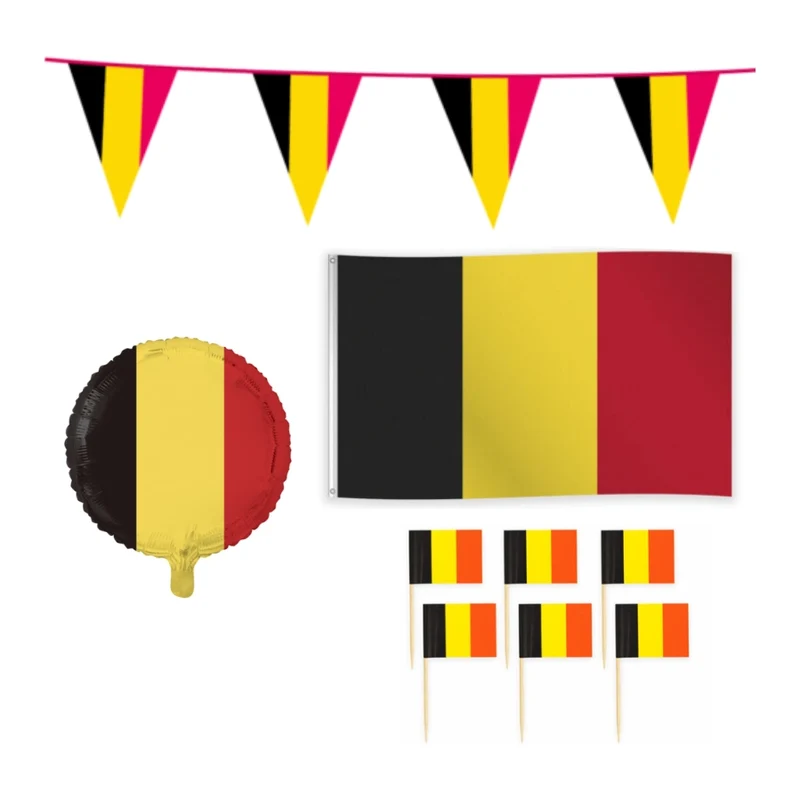 Belgie Versiering pakket - M