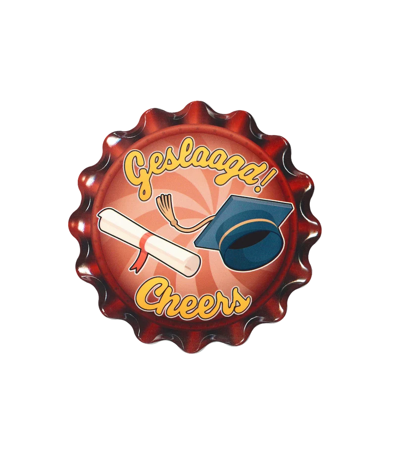 Onderzetter - Geslaagd Cheers