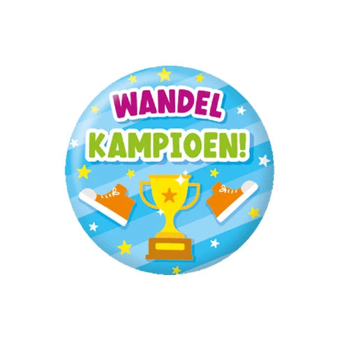 Button Wandelkampioen