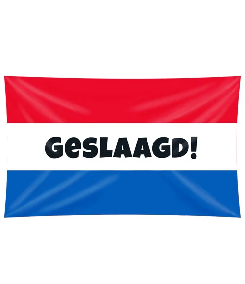 Gevelvlag XXL - Geslaagd rwb