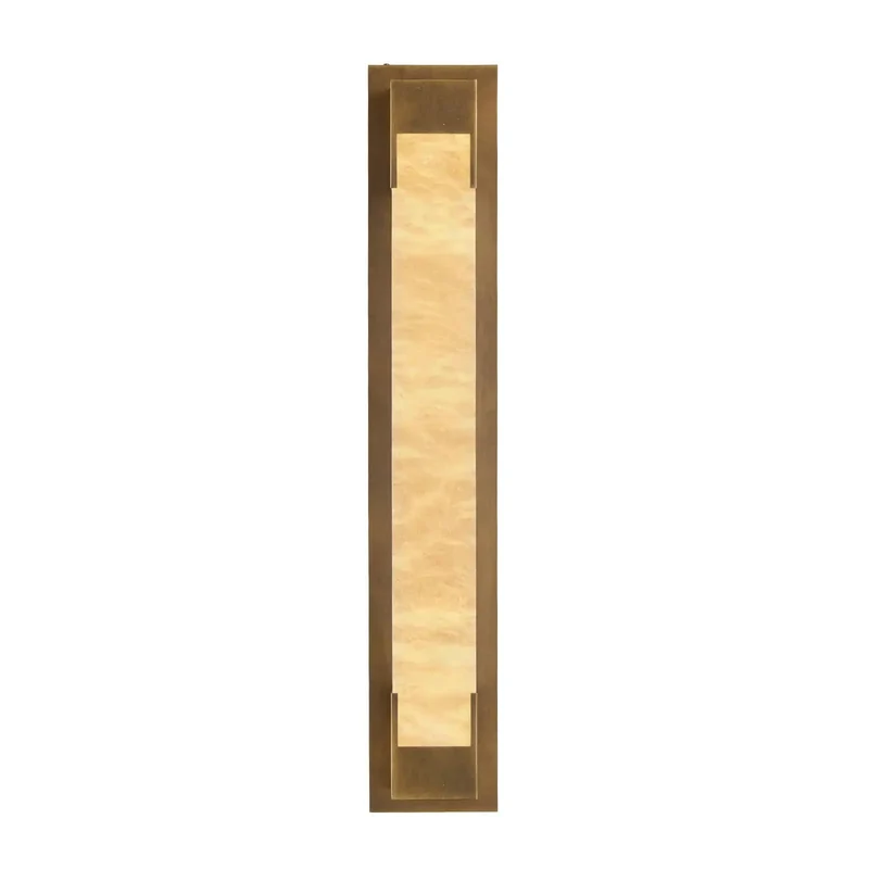 Top Shelf Solid Brass Wall Sconce With Natural Alabaster Shade Sleek Bronze Finish Built Hella Tough For Bathroom Vanity And Bedroom Indoor Lighting Setup Adds Fresh Swag To Any Chill Room With Glare Free Soft Glow