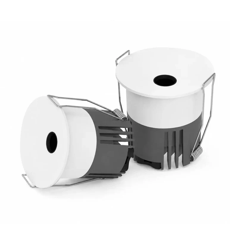 Heavy Duty 2 Pack 3 Inch 5CCT LED Pinhole Recessed Spotlight Lights With Integrated Junction Box Adjustable 36 Degree Beam Angle Top Shelf Accent Lamp For Artwork Shelving And Hallways Crisp Tuned Glow Zero Hassle Install