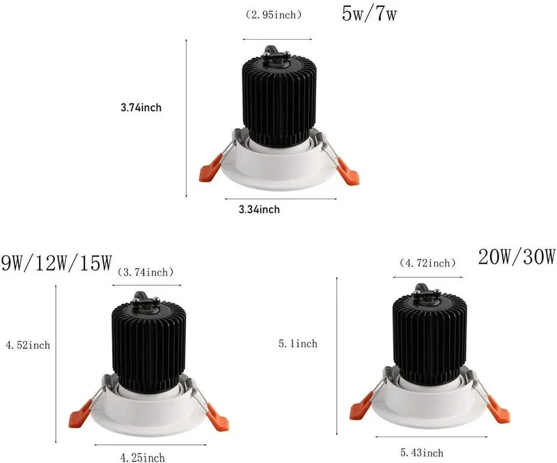 Top Shelf Led Recessed Ceiling Lights With CRI80 Output No Fuss Drop In Design Heavy Duty Built In Spot Fixtures Straight Up Energy Savers Perfect For Bright Home Setup