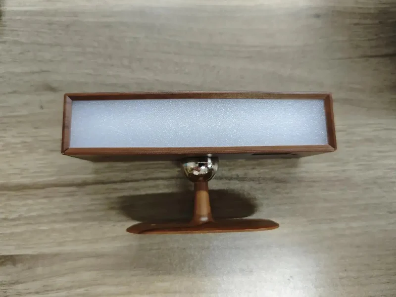 Frictionless Rechargeable Led Wall Sconces Solid Walnut Wood Two Pack No Sweat Wireless Lighting Fixture For Master Bedroom And Lounge Smooth Charging With Chill Vibes