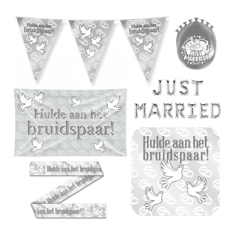 Just Married Versiering pakket - XL