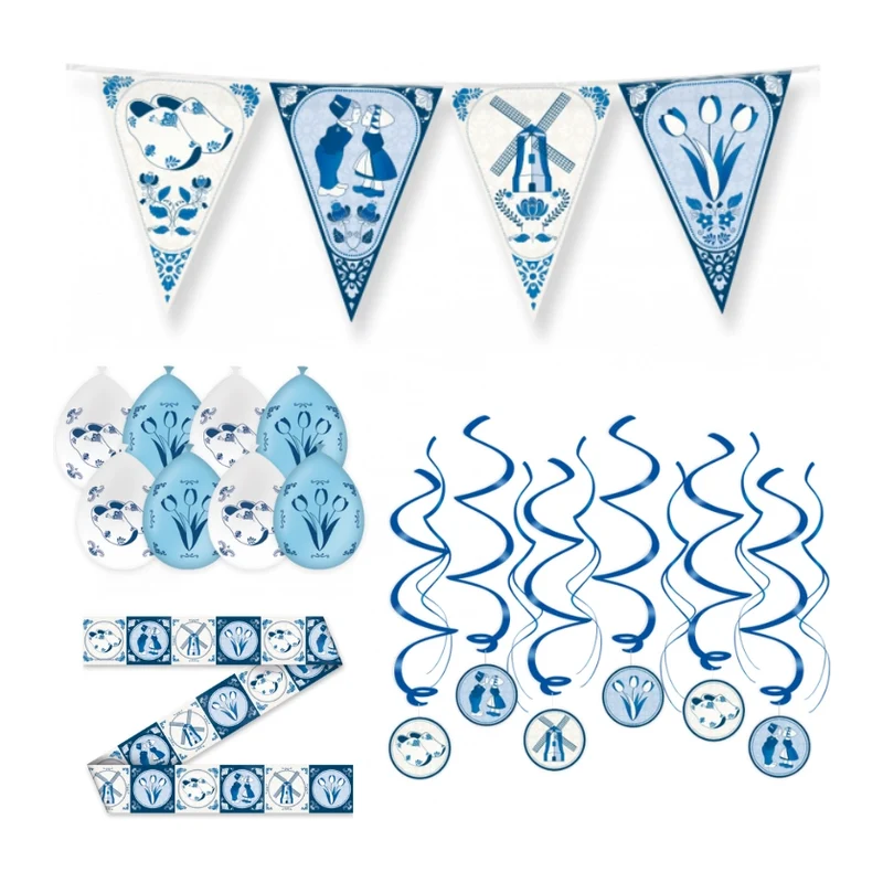 Delftsblauw Versiering pakket - M2