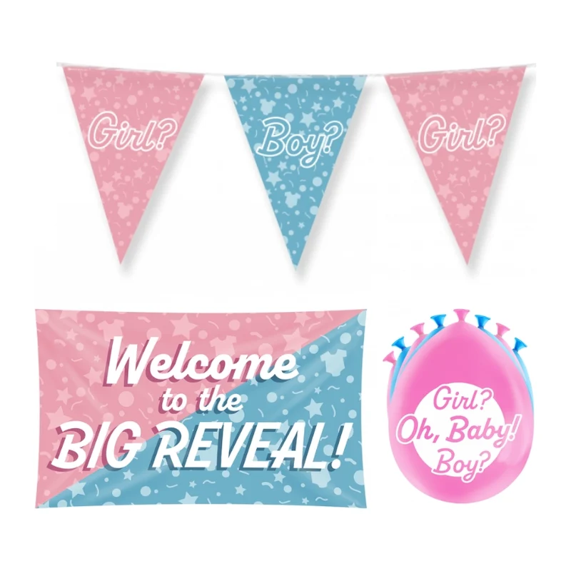 Gender Reveal Versiering pakket - S