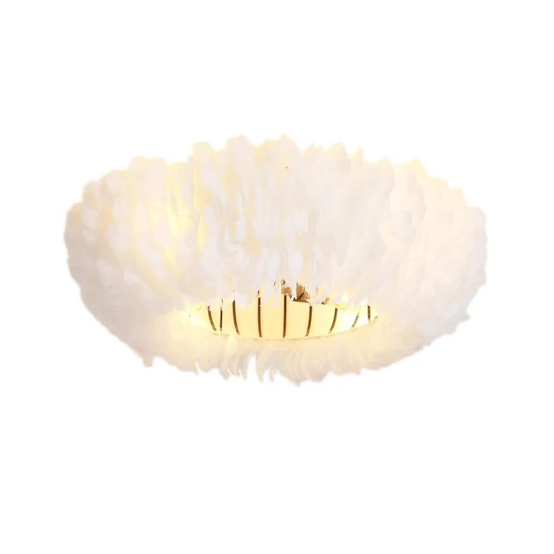 Twenty Inch Flush Mount Ceiling Fan With Remote And Chandelier Light Featuring Six Speed Dc Motor And Reversible Feather Styled Blades For Smooth Sailing And Zero Fuss Comfort