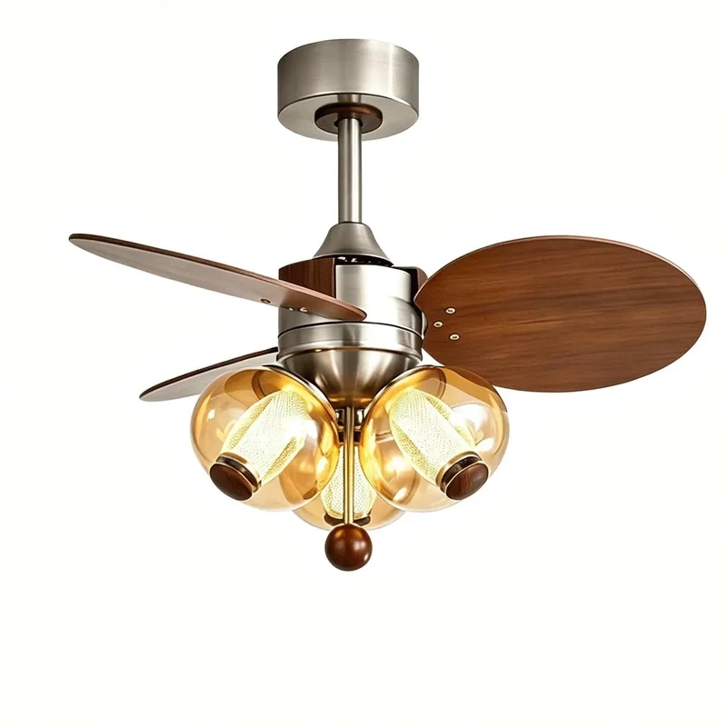Top Shelf Kids Ceiling Fan With Sweet Quiet Breeze And Dimmable Led Fandelier Featuring Soft Diffused Glass Lampshade And Three Adjustable Color Modes For A Cozy Bedroom Setup