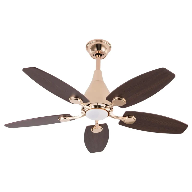 Heavy Duty Iron Indoor Ceiling Fan With Bright 45W Led Light And Smooth Kickin Airflow Featuring Five Sleek Blades Paired With A No Hassle Wireless Remote For Laid Back Room Cooling