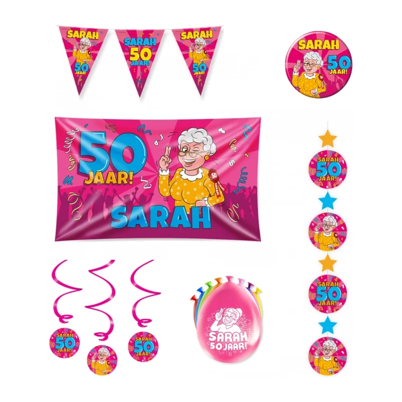 Sarah Cartoon Versiering pakket - M