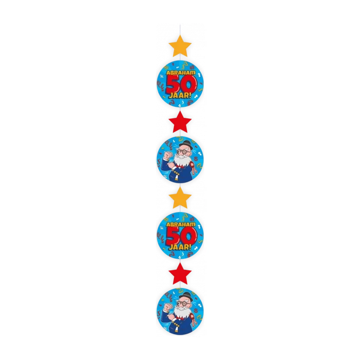 Abraham Cartoon - Hang decoratie - 1 stuk