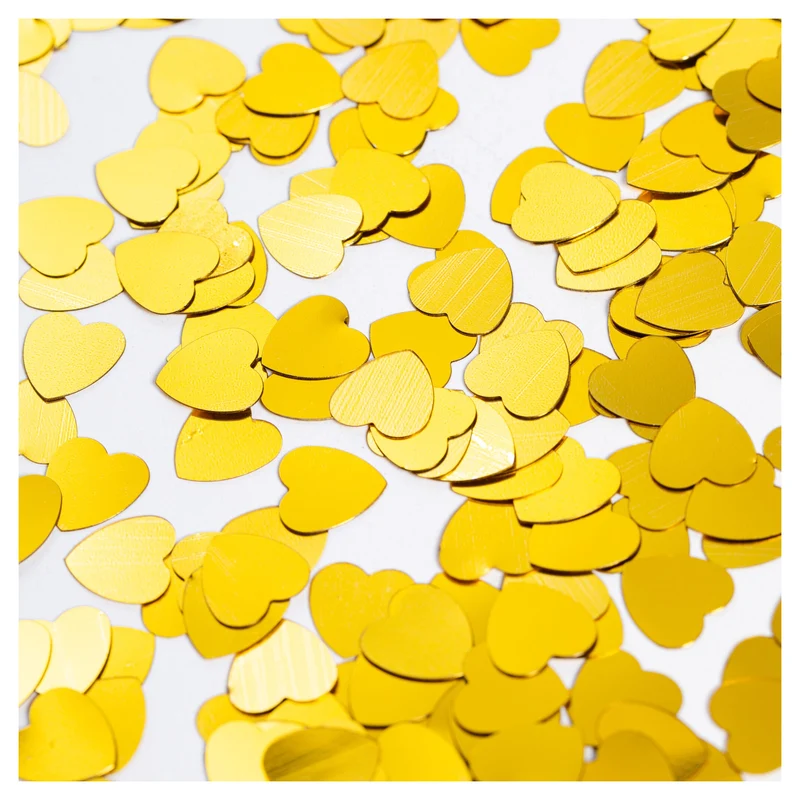 Tafelconfetti hart goud