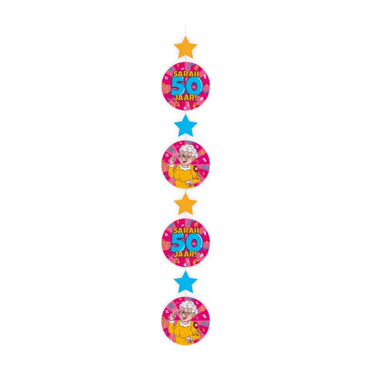 Sarah Cartoon - Hang decoratie - 1 stuk