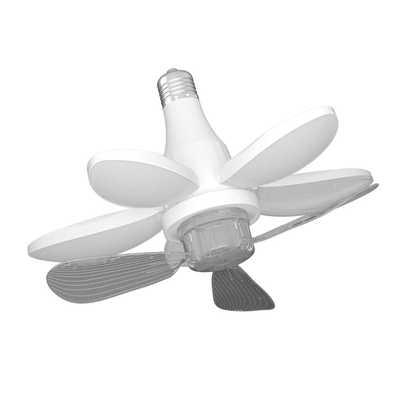 Easy Swap Ceiling Fan Light With Remote Control And E27 E26 Screw Base Sporting Slick Five Blades And Energy Saving Led Brightness For A Super Chill Dope Cooling Setup In Your Bedroom Or Kitchen Space