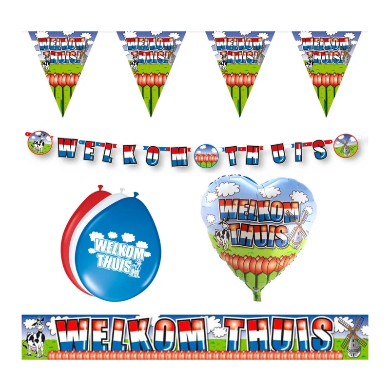 Welkom Thuis Holland Versiering pakket - L