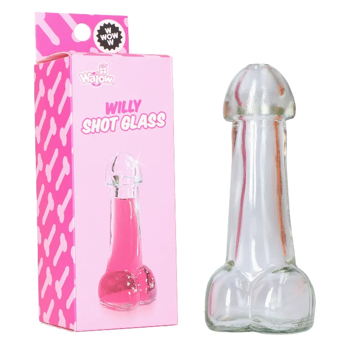 Shotglas Willy transparant 90 ml - 1 stuk